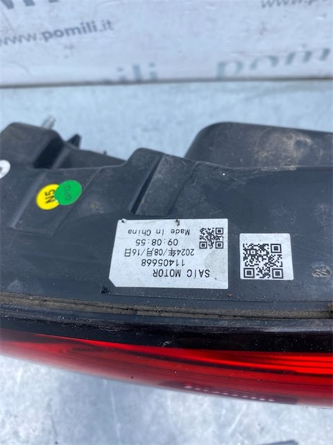 Fanale post. parte int. Destro MG (SAIC) ZS (11/21>03/25